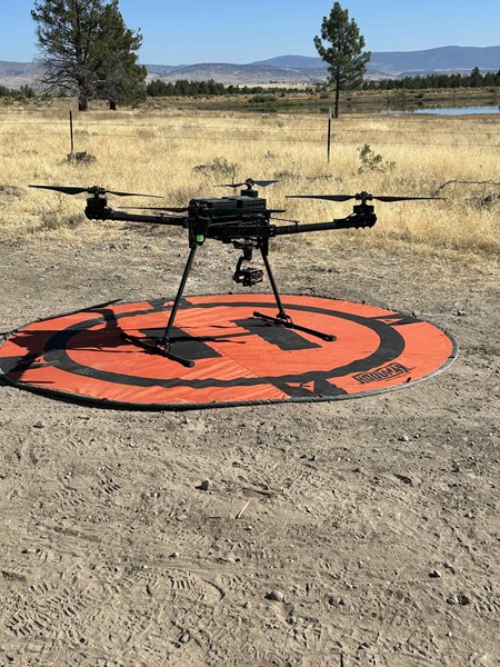 CAL FIRE Conducts 283 Acre Prescribed Burn Near Bieber Using Drone Technology