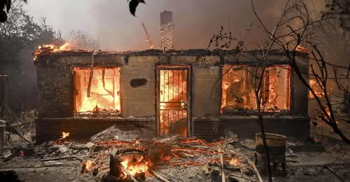 Wildfire Threatens Historic Chinese Camp and Surrounding Sierra Nevada Foothills