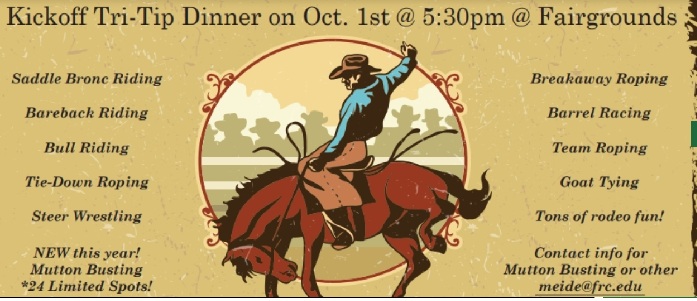 Feather River College Annual Rodeo Returns October 3rd and 4th at Plumas Sierra County Fairgrounds