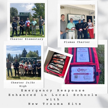 Plumas Schools Equipped with Life-Saving Trauma Kits for Emergency Preparedness