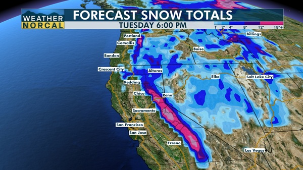 Early Season Cold Storm Brings Snow to Southern Cascades and Northern Sierra