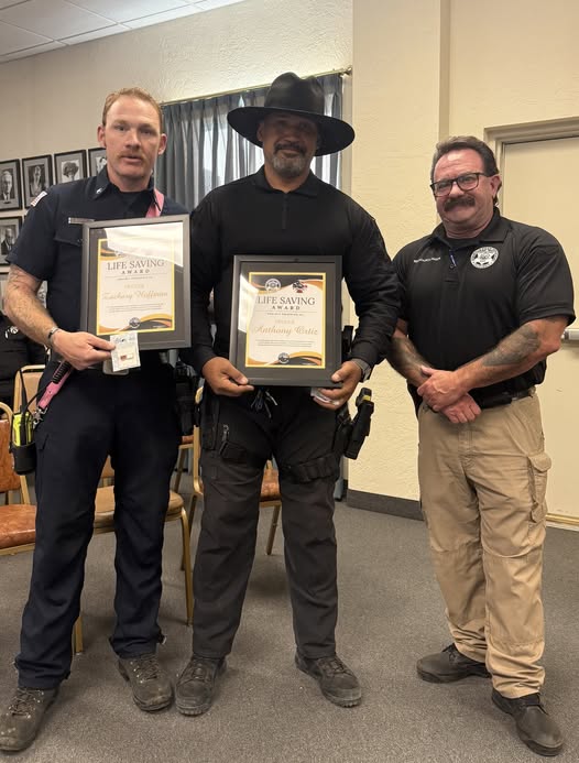 Life Saving Awards Honor Brave Susanville Firefighter and Police Officer for Heroic Rescue