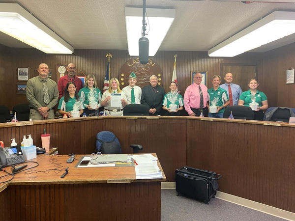 Lassen County 4H Ambassadors Lead Civic Engagement for National 4H Week Proclamation