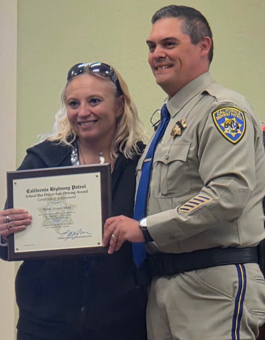 Celebrating Rhonda Read Morgan Ten Years of Safe School Bus Driving at Lassen High