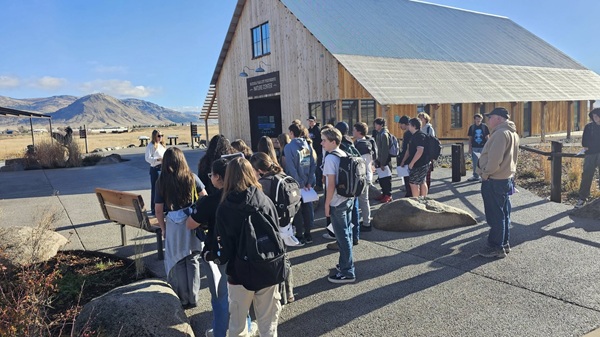 Portola High Ninth Graders Explore Sierra Valley Preserve for Nature Poetry Project