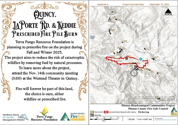 Community Town Hall on Prescribed Fire Plans and Wildfire Safety in Quincy