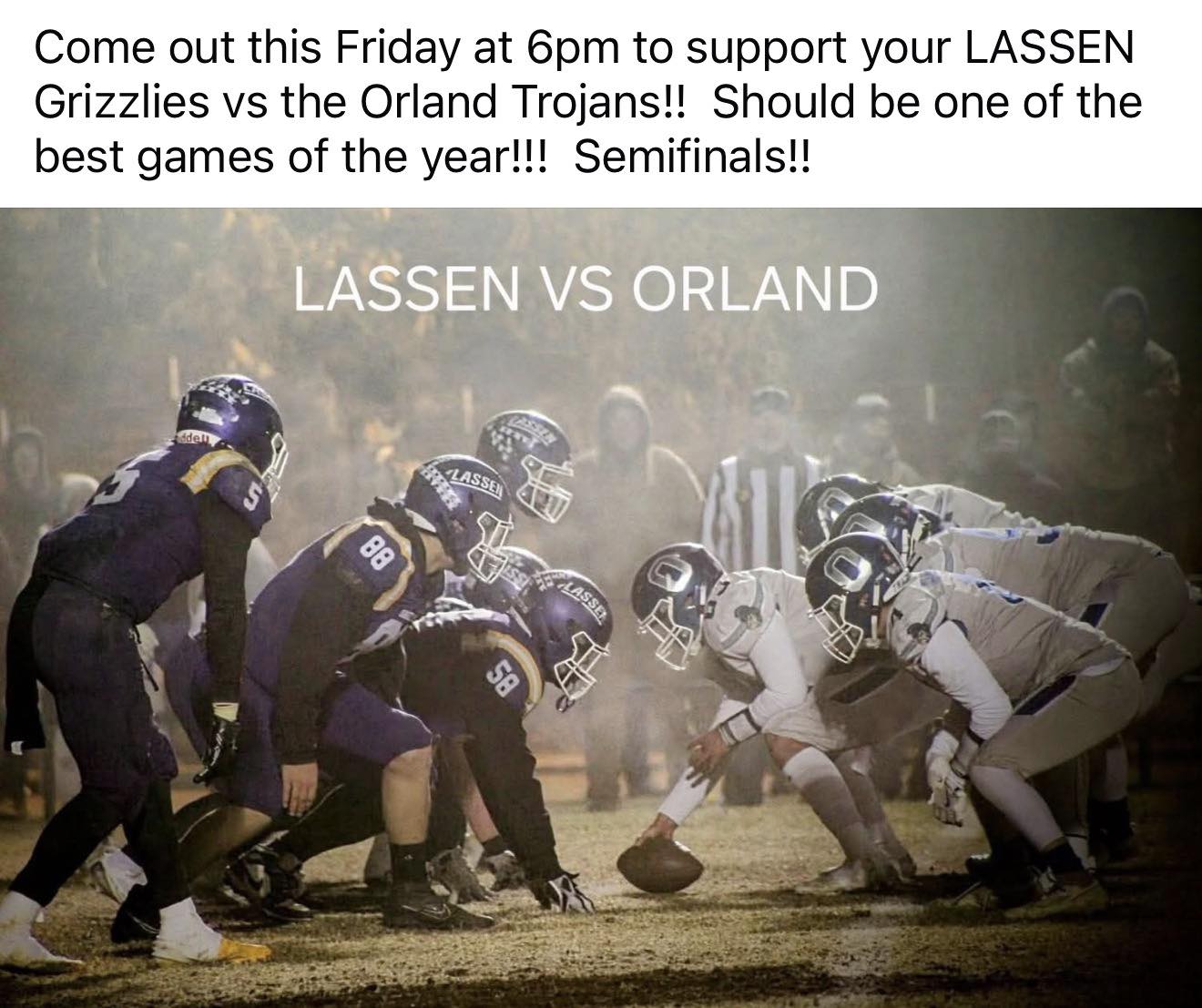 Lassen vs Orland