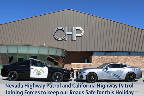 Nevada and California Highway Patrols Join Together for the Holiday Weekend