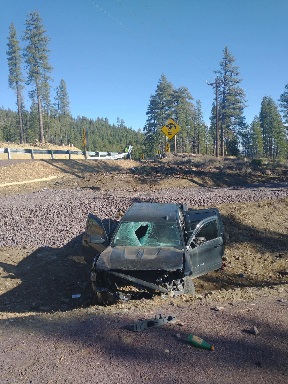 Susanville CHP Responds to Fredonyer Crash