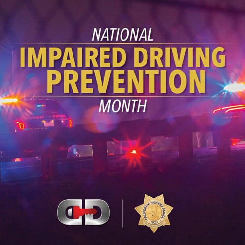 December is National Impaired Driving Prevention Month