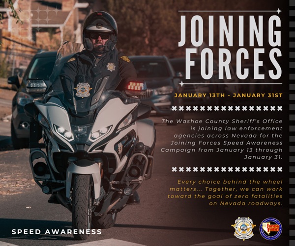 Nevada Law Enforcement Launches Speed Awareness Campaign to Reduce Traffic Fatalities