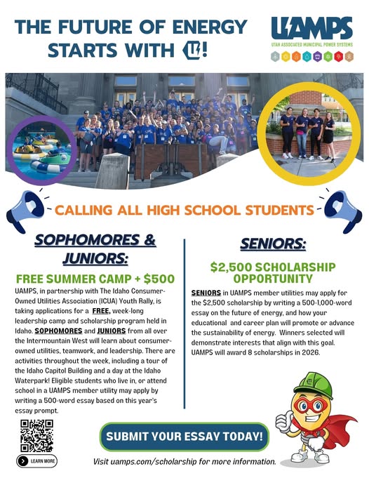 UAMPS Scholarship Opportunities for Lassen MUD Students