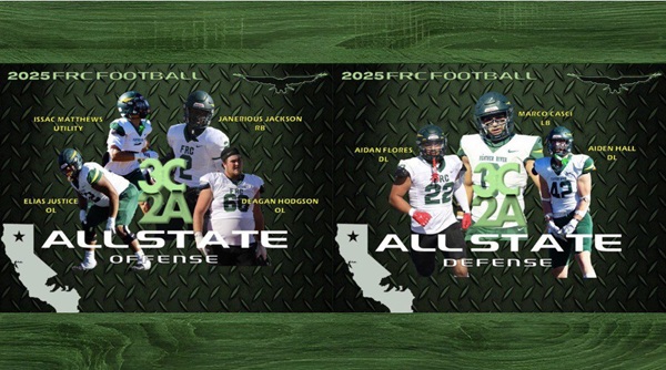 Seven Feather River College Football Players Earn All-State Honors