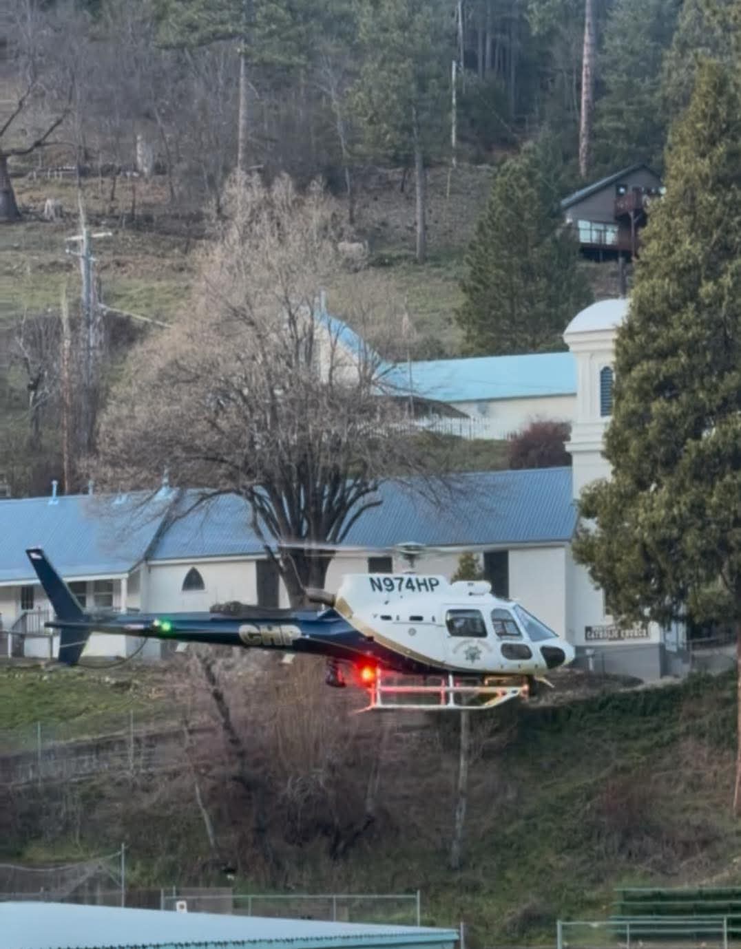 Mountain Biker Rescued by Helicopter Hoist on Butcher Ranch Trail in Winter Conditions