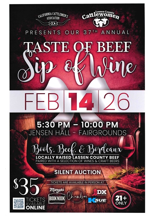 Taste of Beef, Sip of Wine Venue Change & Tickets on Sale