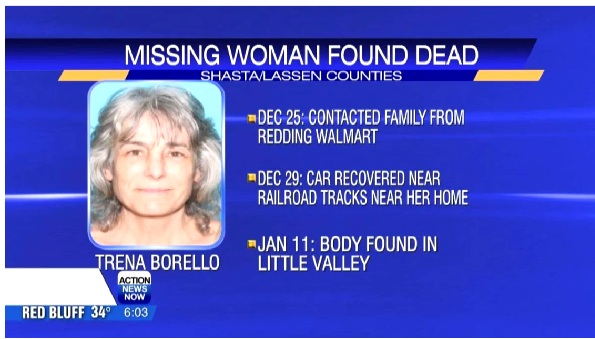 Body of Missing Woman Trena Borello Found