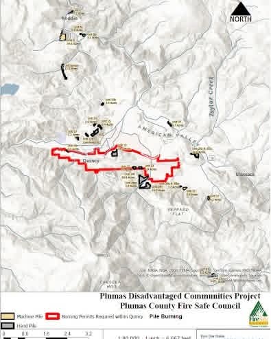 Prescribed Pile Burning Planned in Plumas County for Hazardous Fuels Reduction