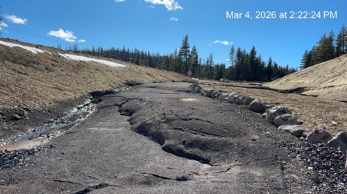 Seismic Activity Near Fredonyer Summit Forces Detour