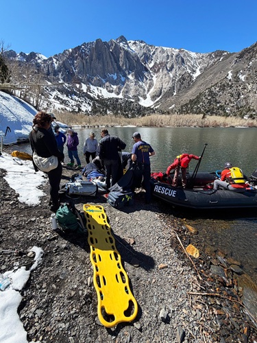 Hiker Falls into Convict Lake, Sustains Injuries