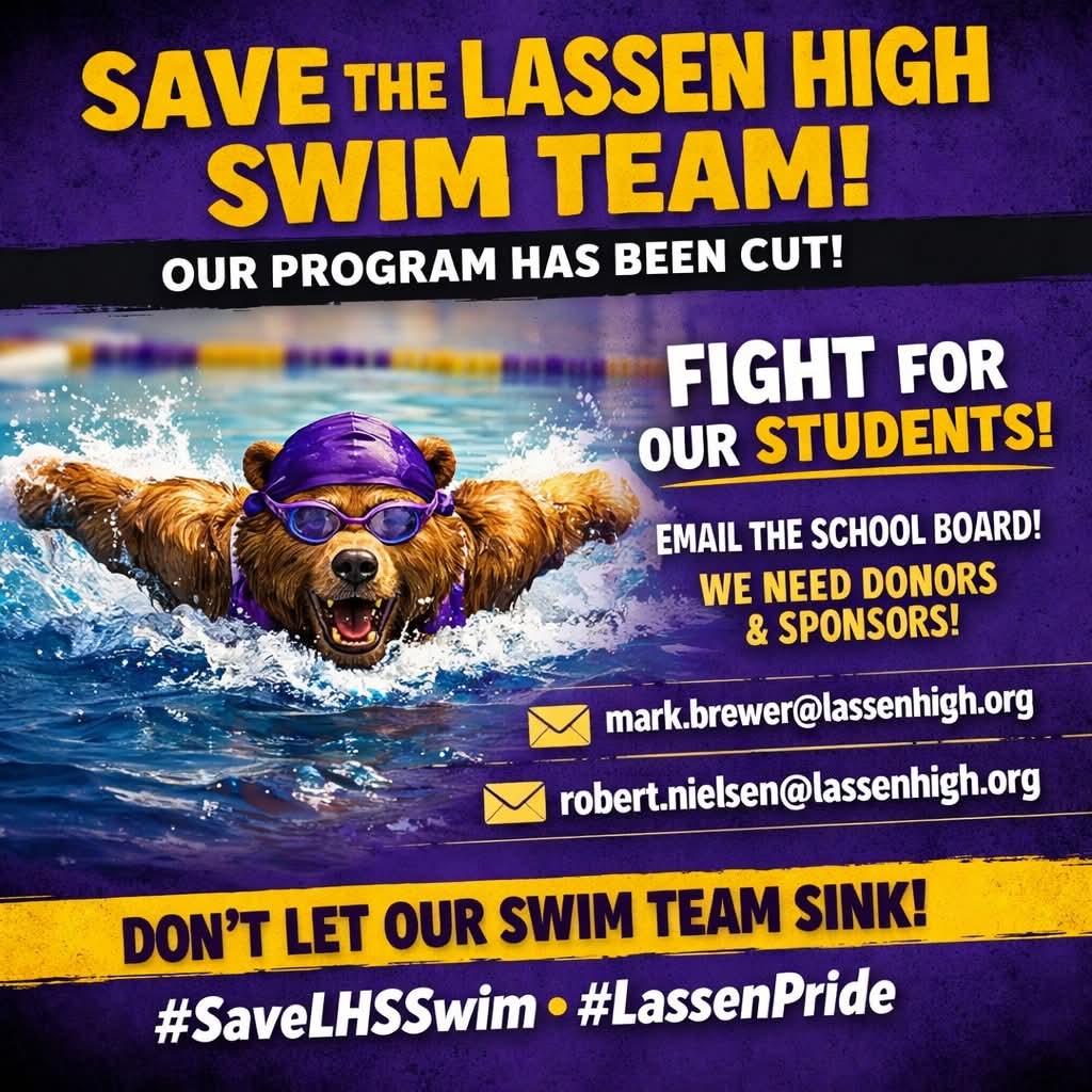 Help Save Lassen High School Swim Team and Support Student Athletes