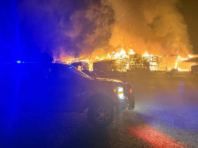 Historic Old Mill Fire in Susanville Prompts Community Response and Investigation