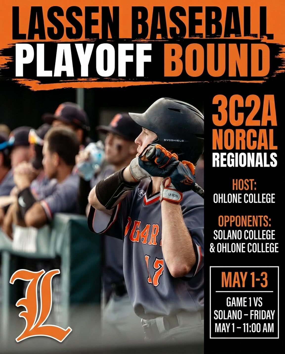 Lassen Baseball Returns to State Playoffs Facing Solano at NorCal Regionals