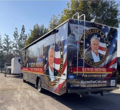 California Candidate Lewis Herms Launches CALI Bus Tour in Susanville