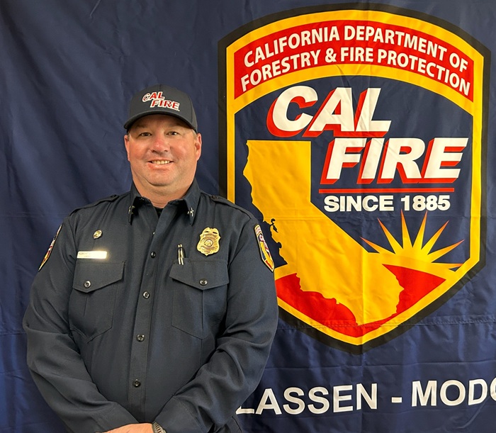 Congratulations to Robert Robbie Whitchurch on Promotion to Alturas Battalion Chief