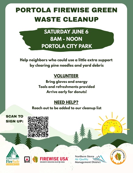 City of Portola Firewise meeting and event