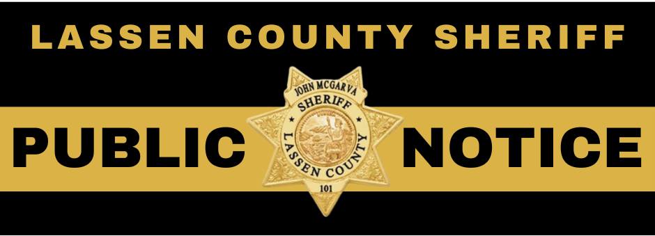 Susanville SOBRIETY AND DRIVER’S LICENSE CHECKPOINT May 8th