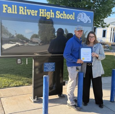 Morgan Nugent Honored with May Distinguished Service Award