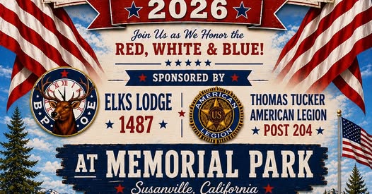 Susanville Community Honors American Flag with Flag Day Ceremony and Flag Retirement Event