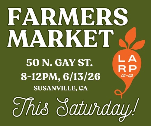 Lassen Municipal Utility District Hosts Saturday Markets in Susanville Uptown Parking Lot
