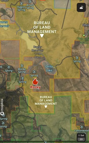 Rocky Fire Near Likely Grows to 276 Acres No Evacuations Ordered