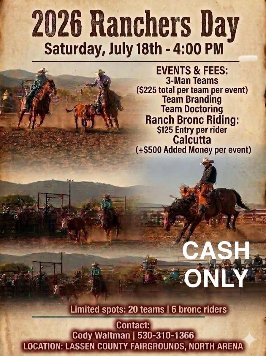 Lassen County Ranch Rodeo Results