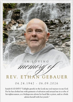 Reverend Ethan C. Gebauer