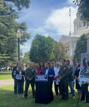 ASSEMBLYWOMAN HADWICK HELD PRESS CONFERENCE ON WOLF CRISIS