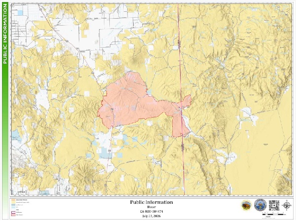 Biscar Fire Update for Friday
