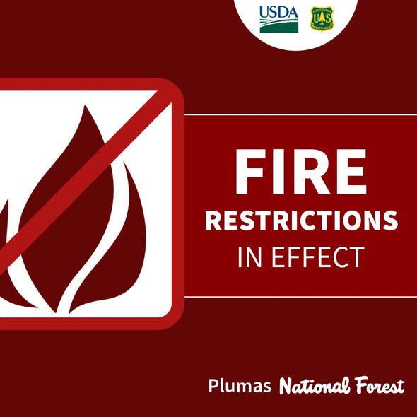 Plumas National Forest Moves to Stage II Fire Restrictions