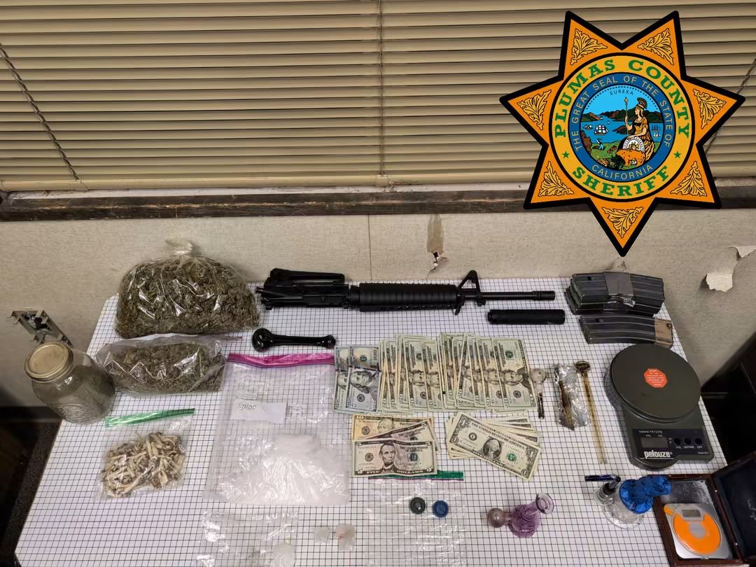 Portola Man Arrested on Multiple Felony Charges After Traffic Stop and Drug Search