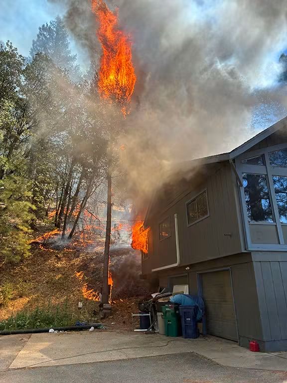 Quincy Firefighters Quickly Contain Path Fire Protecting Community and Structures