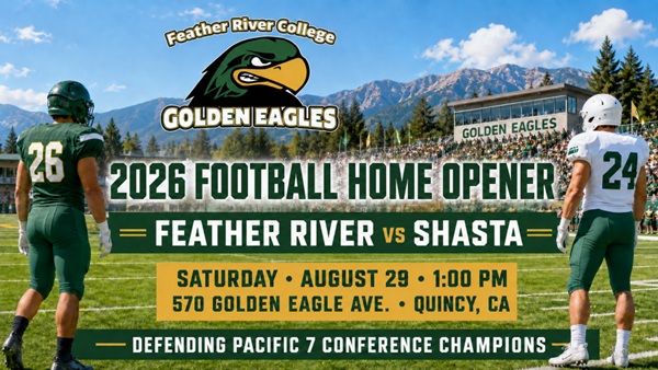 Feather River College Football Opens 2026 Season at Home Against Shasta College