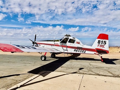 Rutledge Airborne Single Engine Air Tanker Survives Gunfire During Firefighting Near Chester California