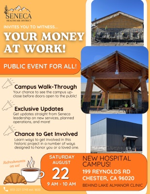 Seneca Healthcare District Hosts Tour and Update on New Lake Almanor Community Hospital Construction