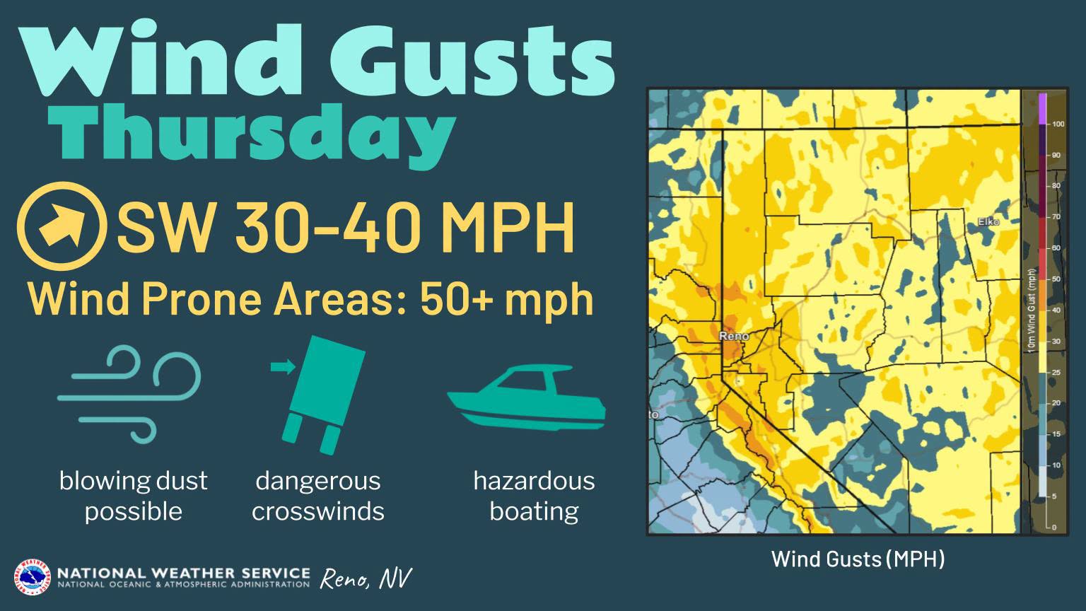 Hazardous Gusty Winds Impacting Travel Aviation and Lake Conditions Today