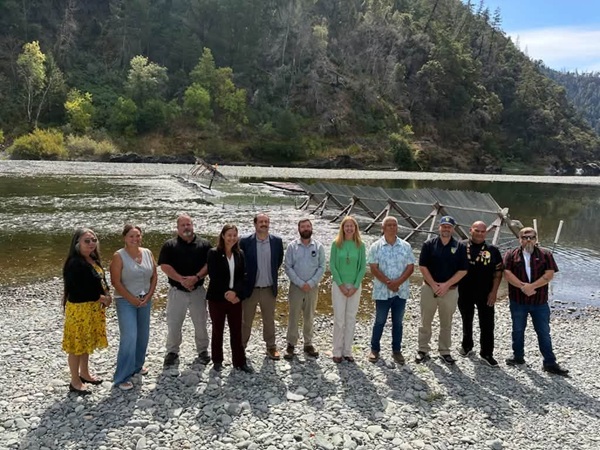 New Joint Fish Weir on Lower Trinity River Boosts Salmon Conservation and Tribal Cooperation
