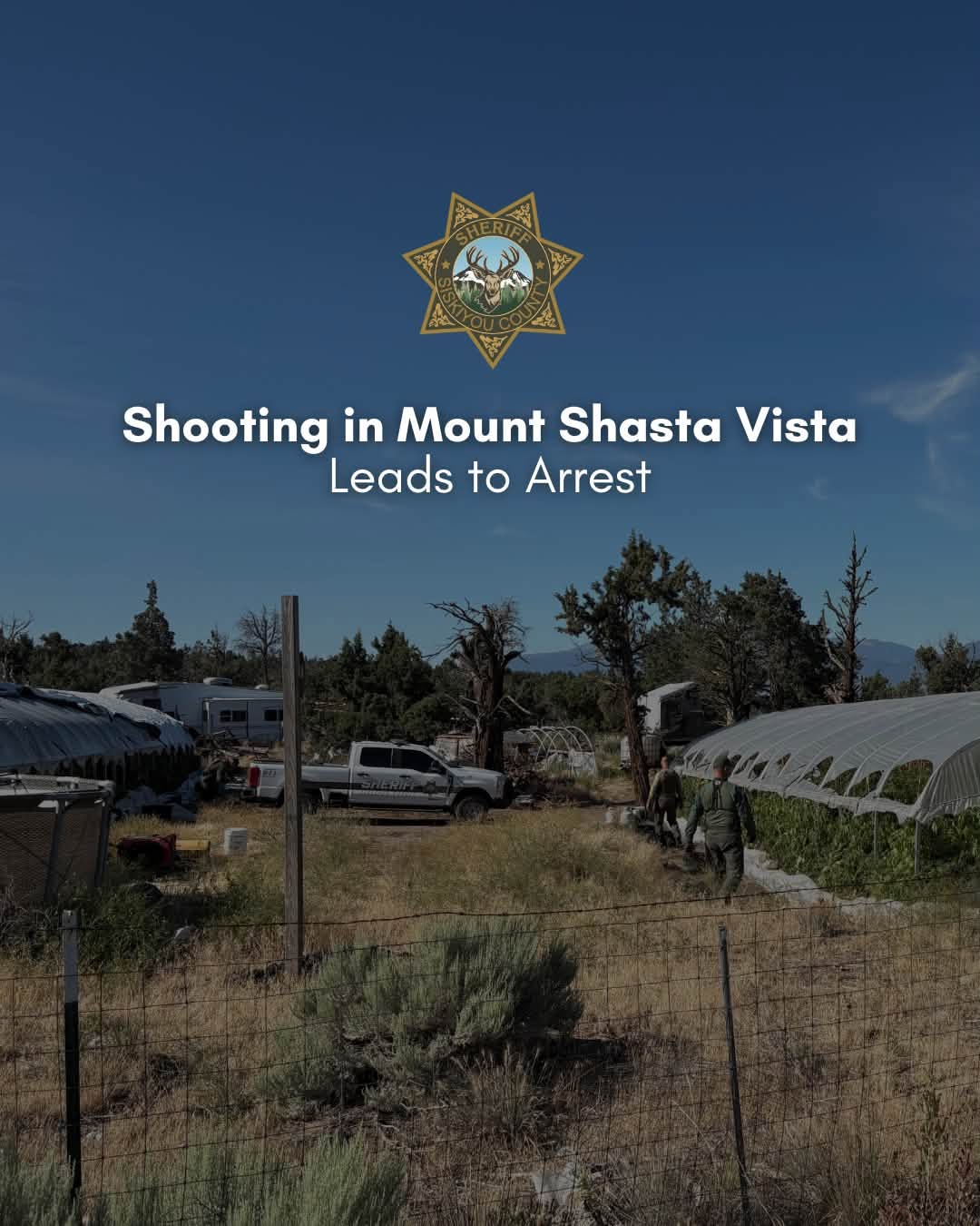 Man Shot with Birdshot in Siskiyou County Arrest Made in Assault Case