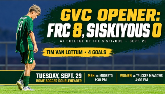 Van Lottum Scores Four in GVC Opener; Golden Eagles Host Soccer Doubleheader Sept 29th