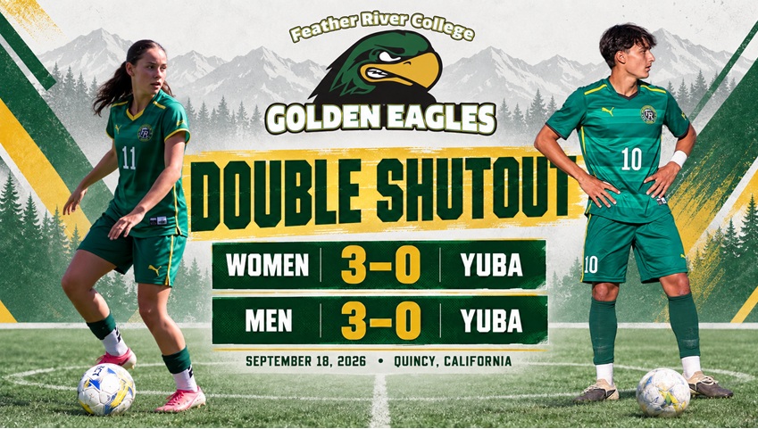 Golden Eagles Sweep Yuba with Matching 3–0 Shutouts