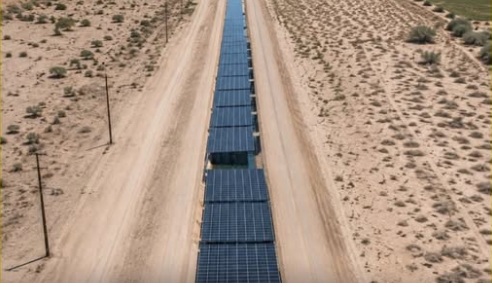 Gila River Indian Community Pioneers Solar Panels Over Canal to Save Water and Generate Clean Energy